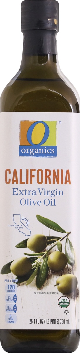 slide 6 of 9, O Orgnc Olive Oil California Ex Virgin, 25.4 fl oz