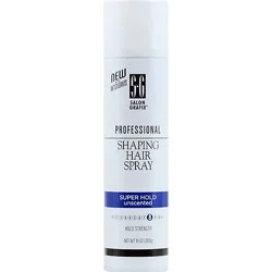 Salon Grafix Professional Hair Spray Shaping Unscented Super Hold - 10 Oz
