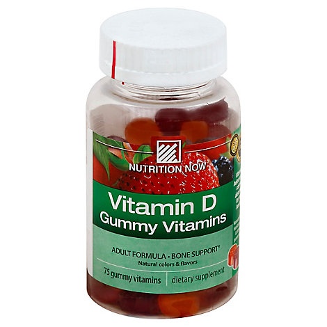 slide 1 of 1, Nutrition Now Gummy Adult D Vitamin, 75 ct