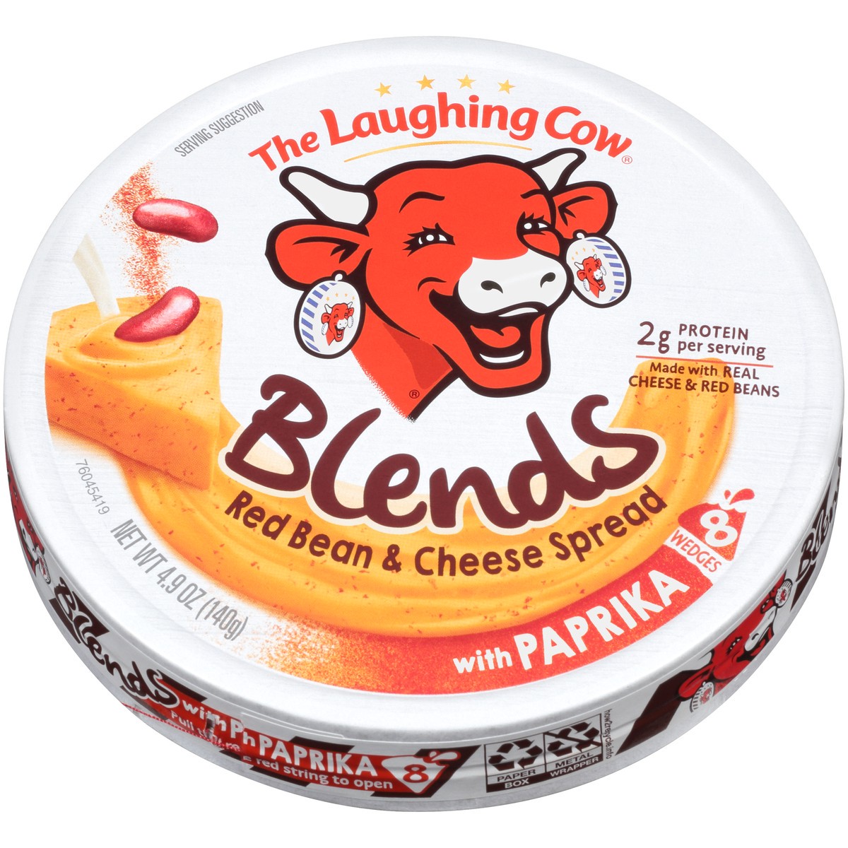 slide 1 of 8, The Laughing Cow Cheese Spread, 4.9 oz