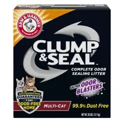 Arm & Hammer Clump & Seal Multi-Cat Litter - 28lbs