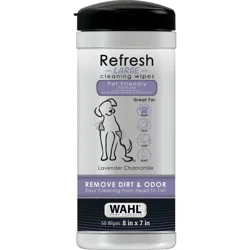 Wahl Pet Wipes Refresh Large Lavender 50 ct