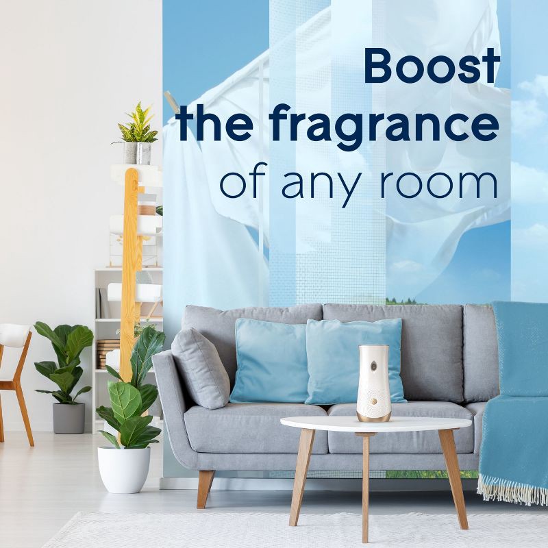 slide 12 of 14, Glade Automatic Air Freshener Room Spray Scent Refills - Clean Linen - 6.2oz/2ct, 2 ct; 6.2 oz