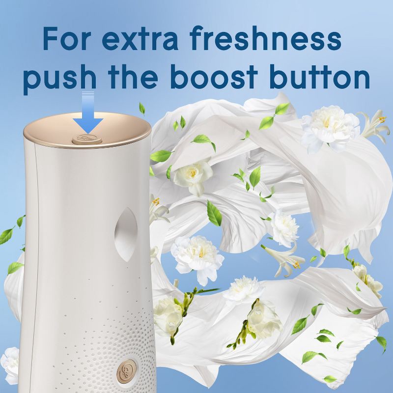 slide 9 of 14, Glade Automatic Air Freshener Room Spray Scent Refills - Clean Linen - 6.2oz/2ct, 2 ct; 6.2 oz