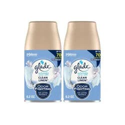 Glade Automatic Air Freshener Room Spray Scent Refills - Clean Linen - 6.2oz/2ct