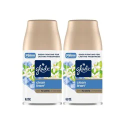 Glade Automatic Air Freshener Room Spray Scent Refills - Clean Linen - 6.2oz/2ct