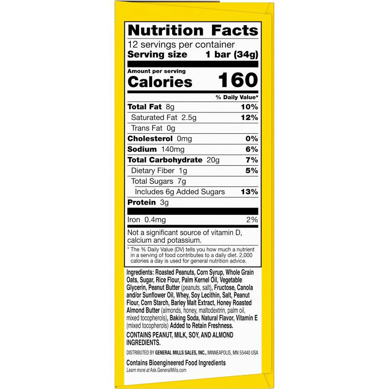slide 6 of 13, Nature Valley Sweet & Salty Nut Peanut Granola Bars - 12ct/14.4oz, 12 ct; 14.4 oz