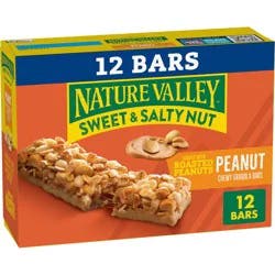 Nature Valley Sweet & Salty Nut Peanut Granola Bars - 12ct/14.4oz
