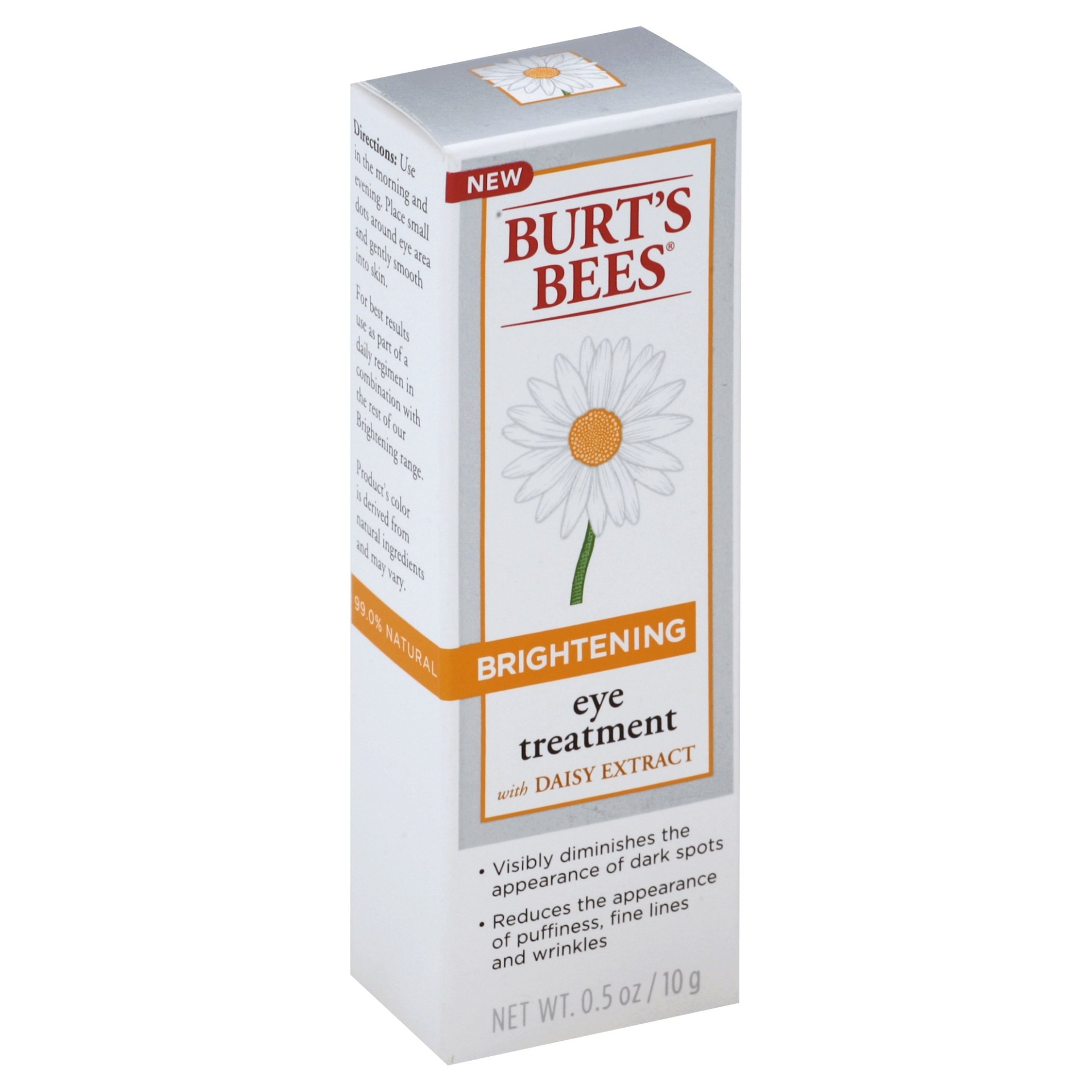 slide 1 of 8, Burt's Bees Brightening Eye Treatment, 0.5 oz