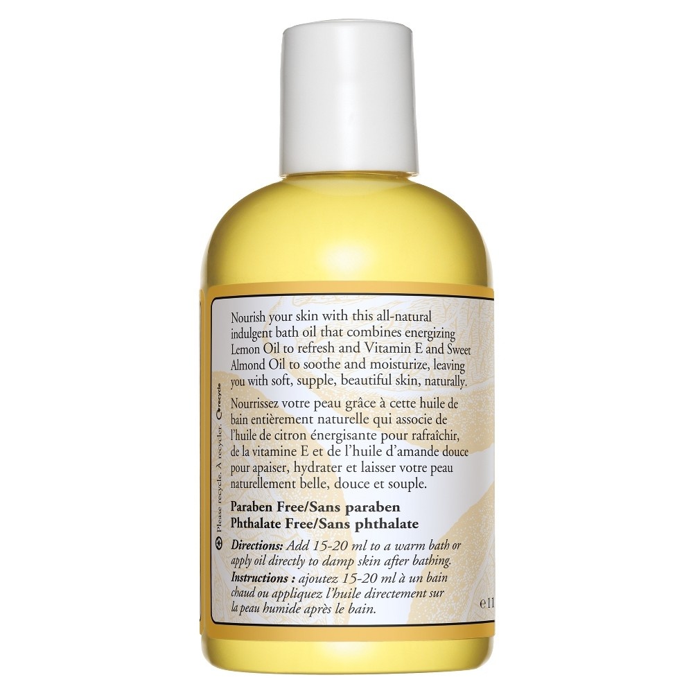 slide 3 of 3, Burt's Bees Lemon And Vitamin E Body And Bath Oil, 4 fl oz