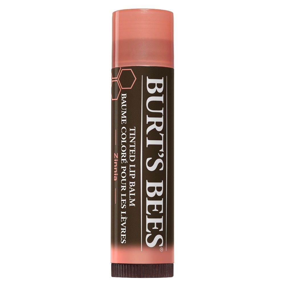 slide 2 of 4, Burt's Bees Tinted Lip Balm - Zinnia, 0.15 oz