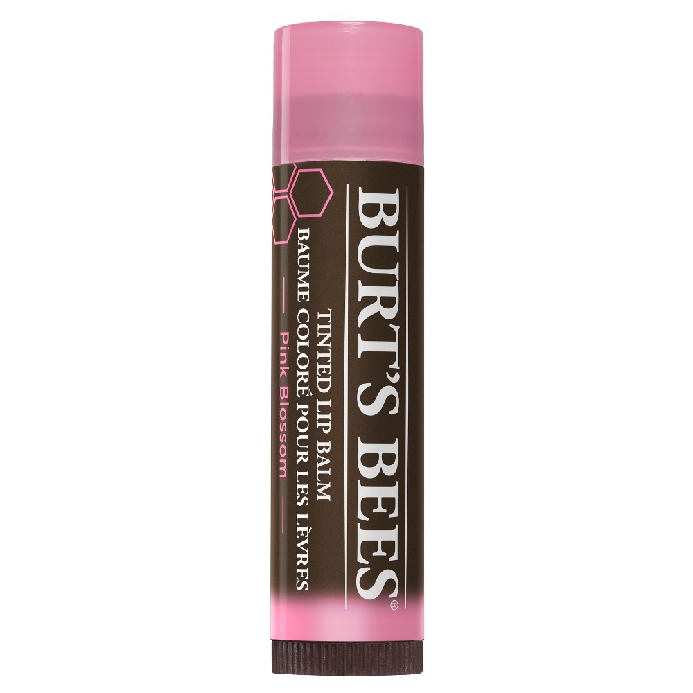 slide 2 of 6, Burt's Bees Tinted Lip Balm - Pink Blossom, 0.15 oz