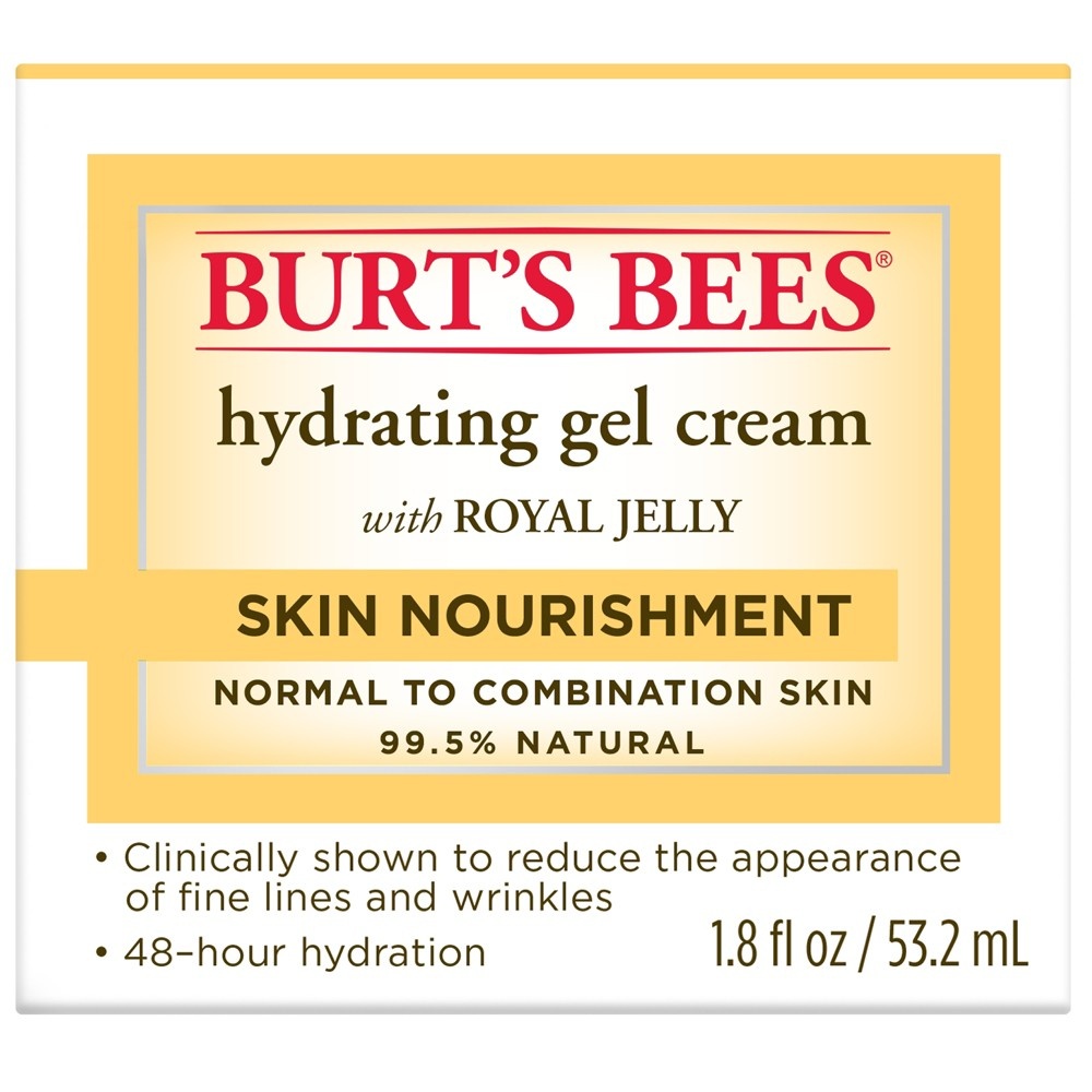 slide 5 of 7, Burt's Bees Skin Nourishment Hydrating Gel Cream for Normal To Combination Skin, 1.8 oz