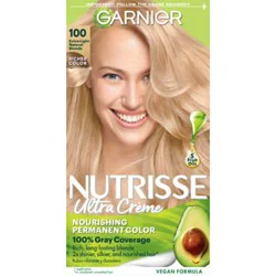 Garnier Nutrisse Nourishing Hair Color Creme 100 Extra-Light Natural Blonde (Chamomile) Kit - Each