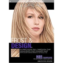 L'oreal Paris Frost And Design Cap Hair Highlights For Long Hair H85 Champagne Kit - Each