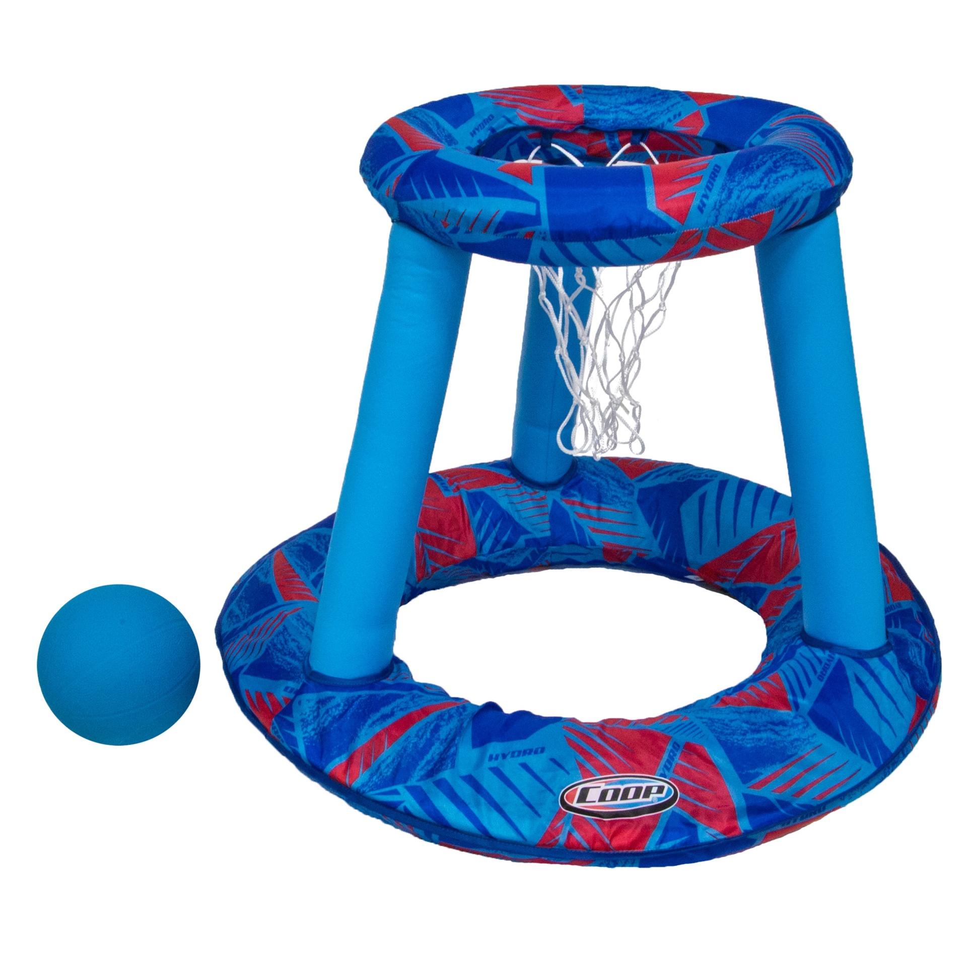 slide 1 of 4, SwimWays Corp Hydro Spring Hoops Basketball, 1 ct