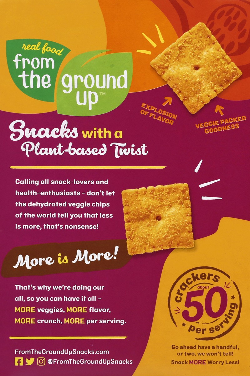 slide 5 of 9, From The Ground Up Butternut Squash Parmesan Flavor Crackers 4 oz, 4 oz