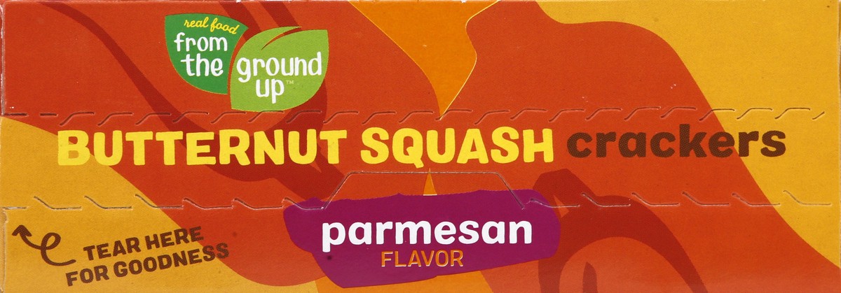 slide 9 of 9, From The Ground Up Butternut Squash Parmesan Flavor Crackers 4 oz, 4 oz