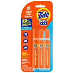 Tide To Go Stain Remover Pen - 3ct/1.01 fl oz