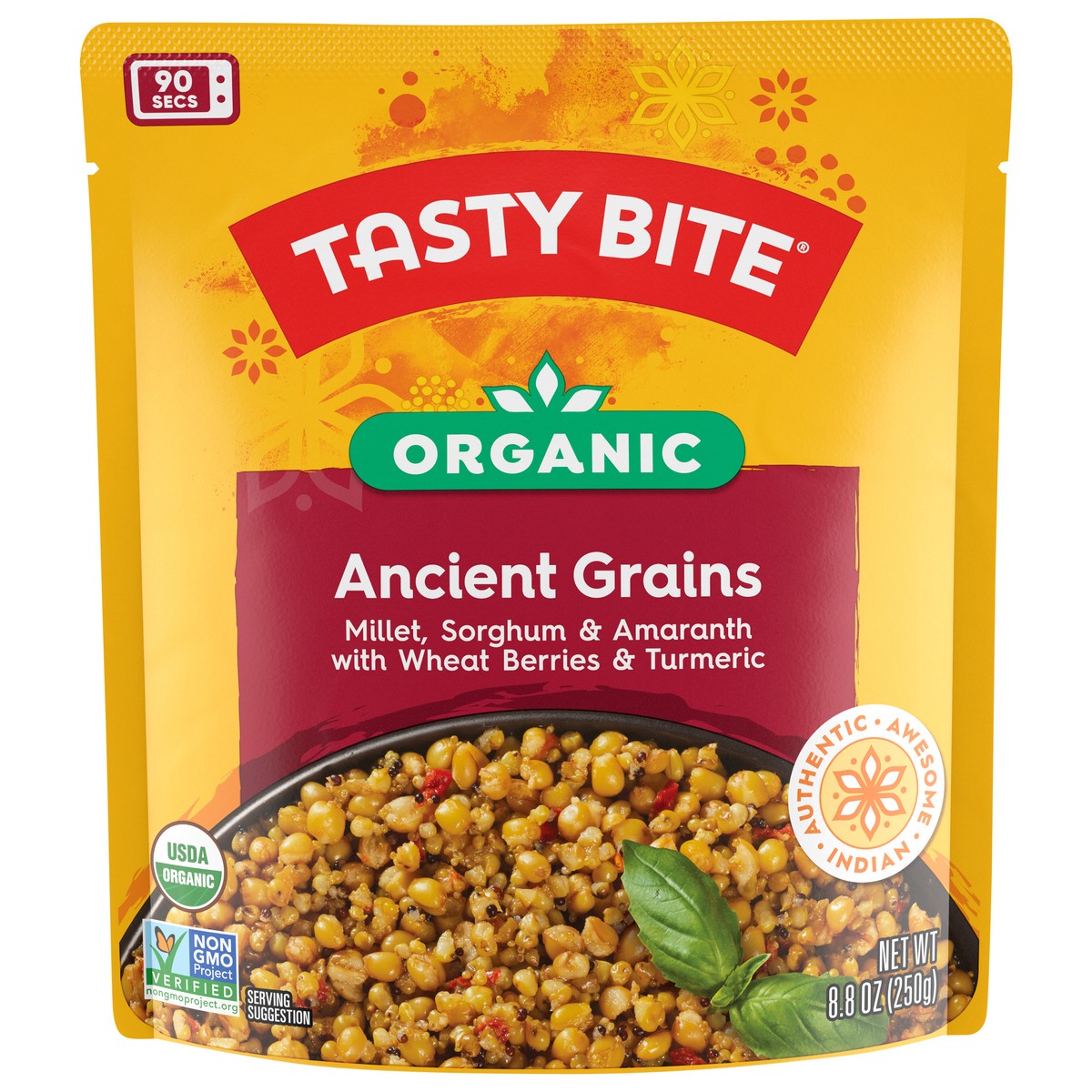 slide 1 of 10, Tasty Bite Organic Ancient Grains 8.8 oz, 8.8 oz