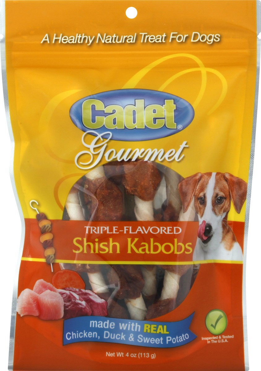 Cadet Beef Hide Shish Kabob Dog Treats 4 oz Shipt