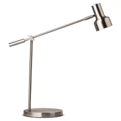 Cantilever Desk Lamp Pewter (Includes LED Light Bulb) - Threshold