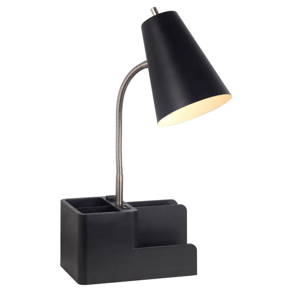 slide 2 of 3, Organizer Desk Lamp Black - Room Essentials, 1 ct