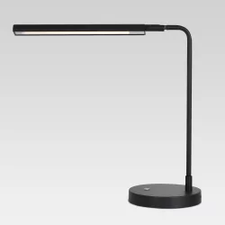 Lemke Desk Lamp (Includes LED Light Bulb) Black - Project 62