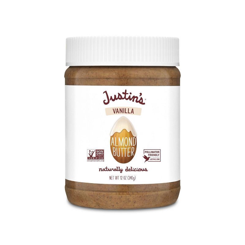 slide 1 of 6, Justin's Vanilla Almond Butter - 12oz, 12 oz