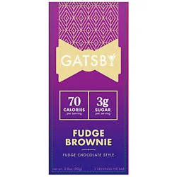 Gatsby Fudge Brownie Chocolate Style Candy Bar 2.8 oz