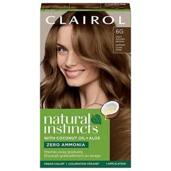 Clairol Natural Instincts Hair Color Non-Permanent Light Golden Brown 12 - Each