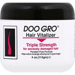 Doo Gro Hair Vitalizer Triple Strength For Severely Damaged Hair - 4 Oz