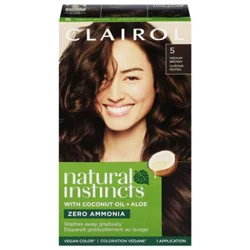Clairol Natural Instincts Hair Color Non-Permanent Medium Brown 20 - Each