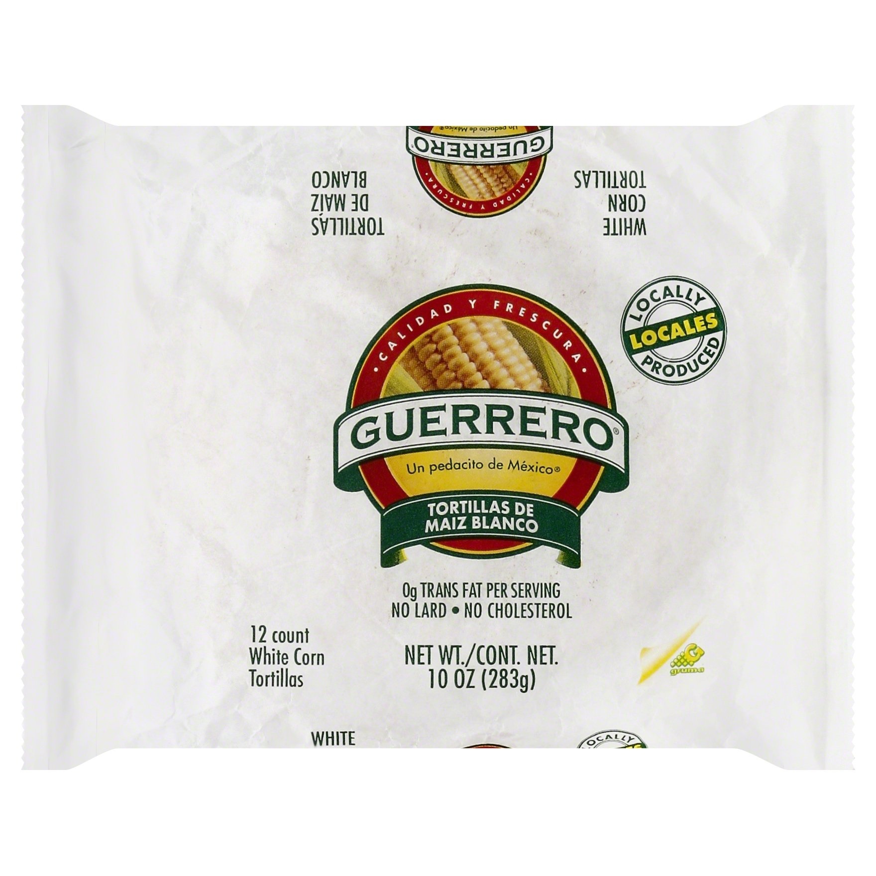 slide 1 of 3, Guerrero White Corn Tortillas, 12 ct; 10 oz