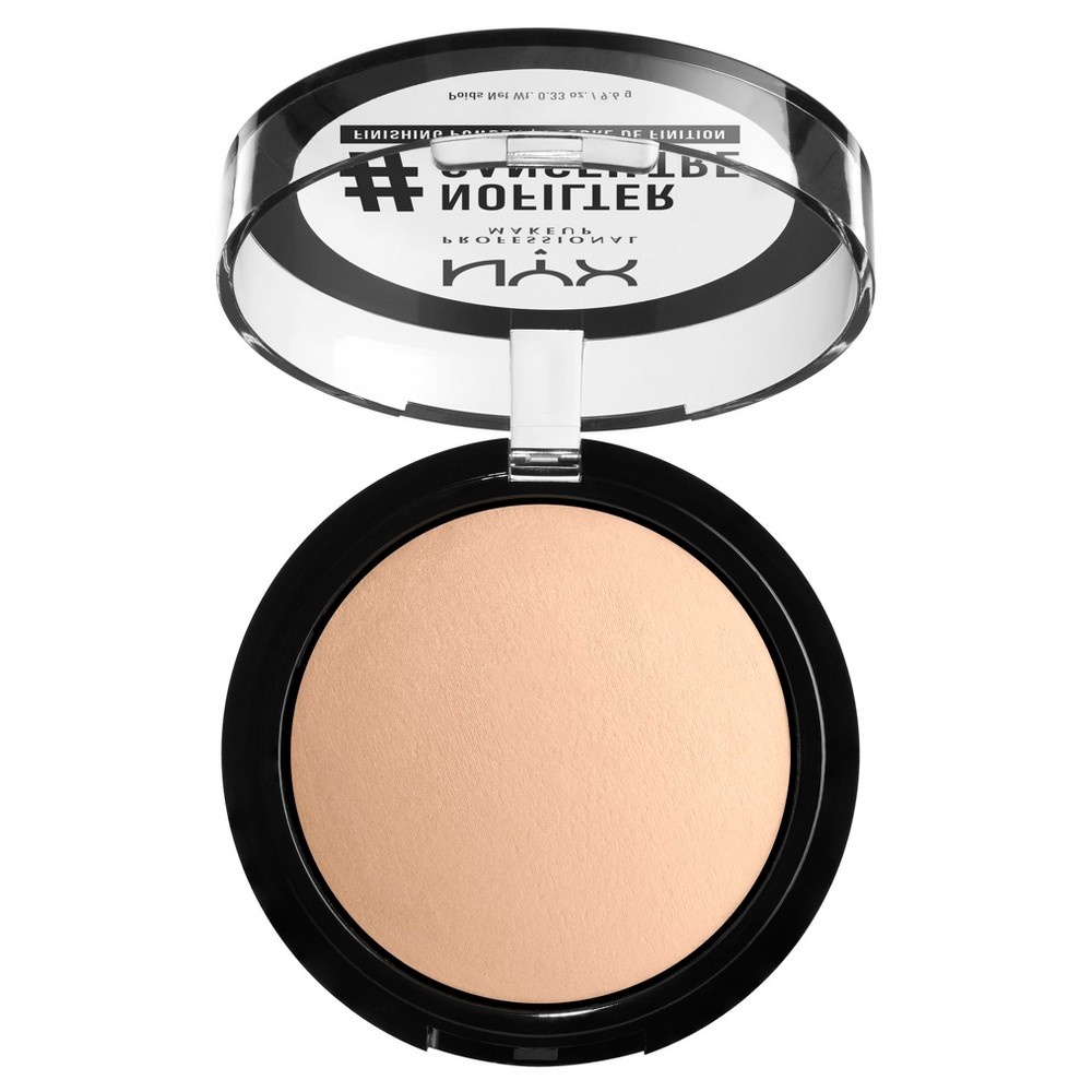 slide 2 of 4, NYX Professional Makeup Nofilter Finishing Pressed Powder - Setting Powder - Light Beige - 0.33oz, 0.33 oz