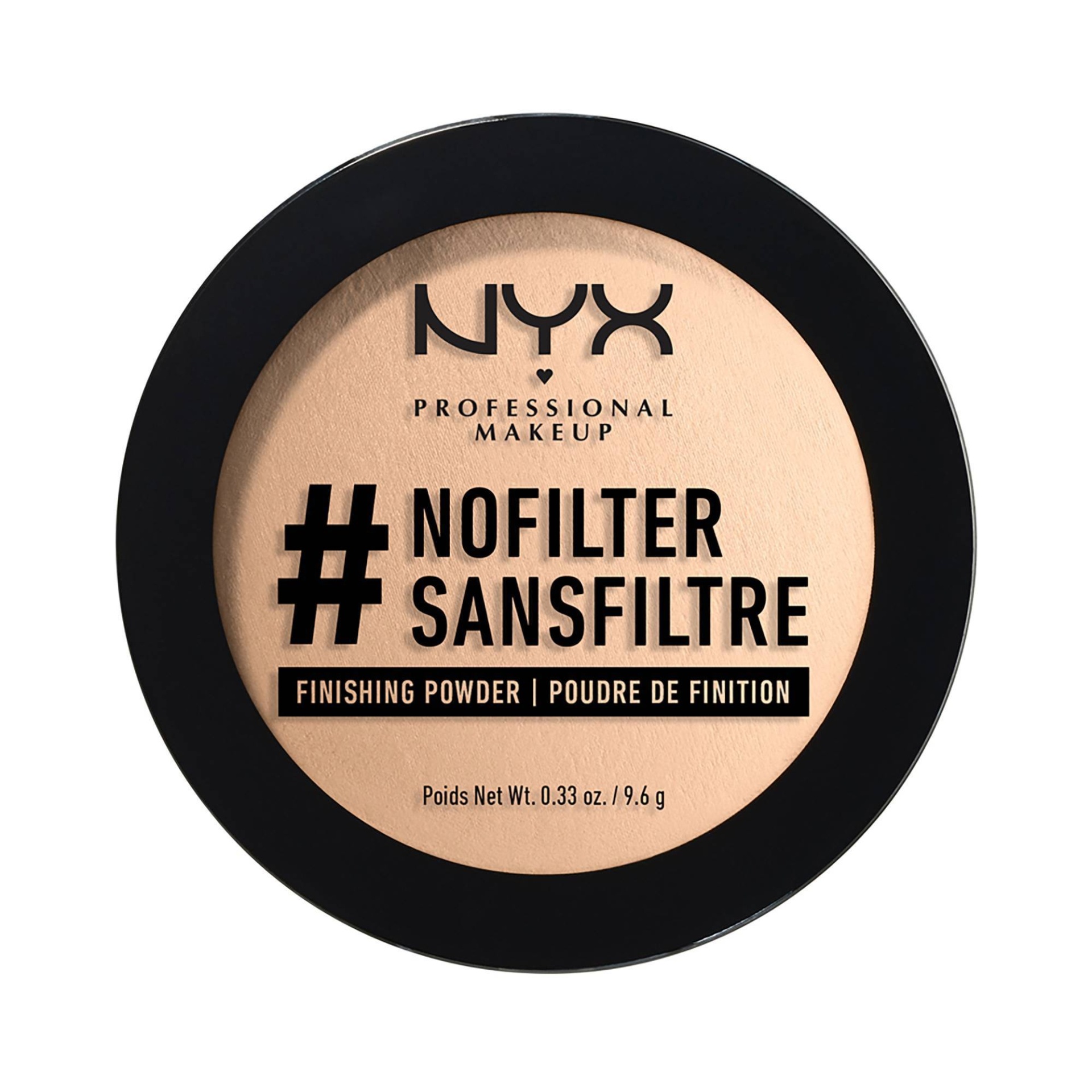 slide 1 of 4, NYX Professional Makeup Nofilter Finishing Pressed Powder - Setting Powder - Light Beige - 0.33oz, 0.33 oz