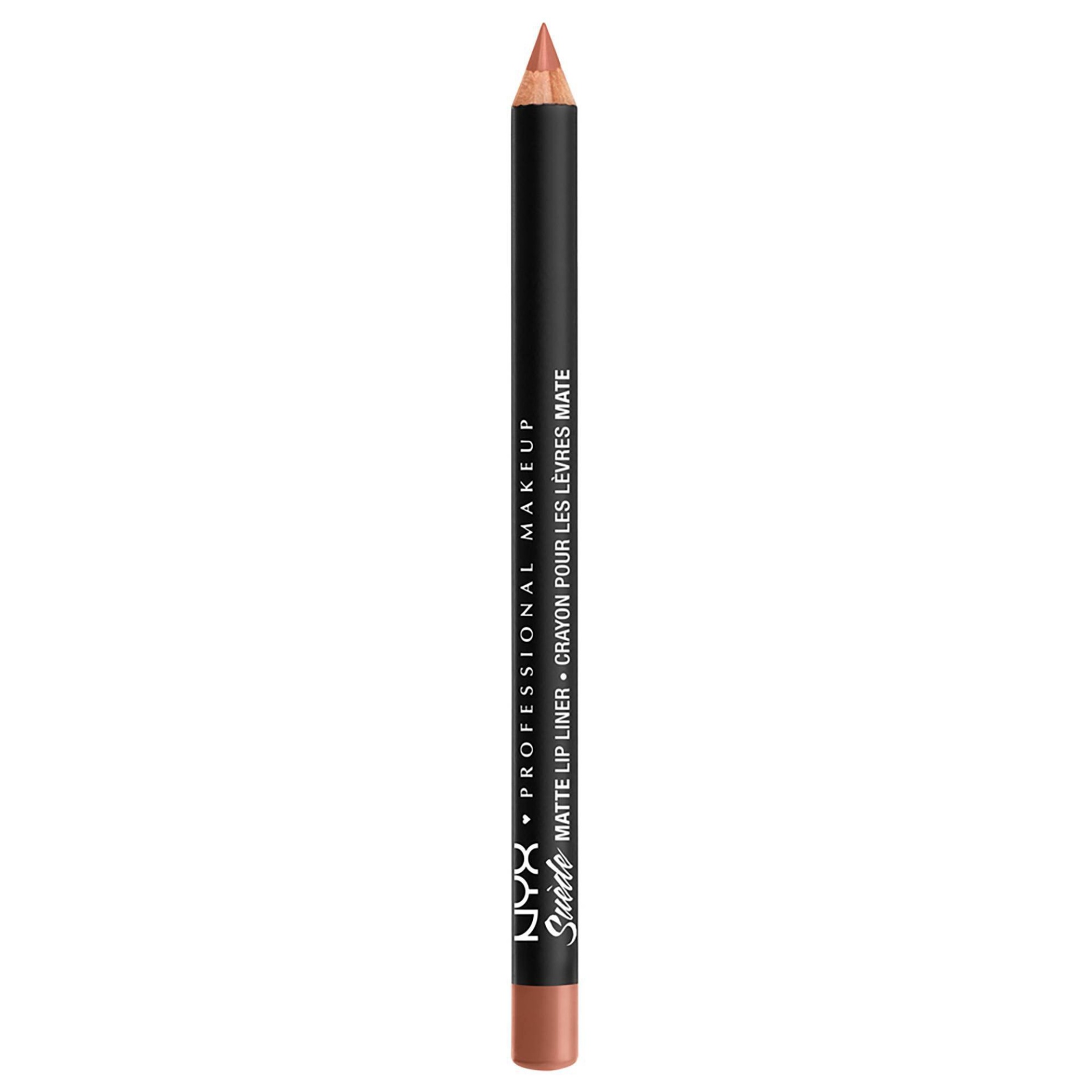 slide 1 of 3, NYX Professional Makeup Suede Matte Velvet Smooth Lip Liner - Vegan Formula - Stockholm - 0.035oz, 0.03 oz