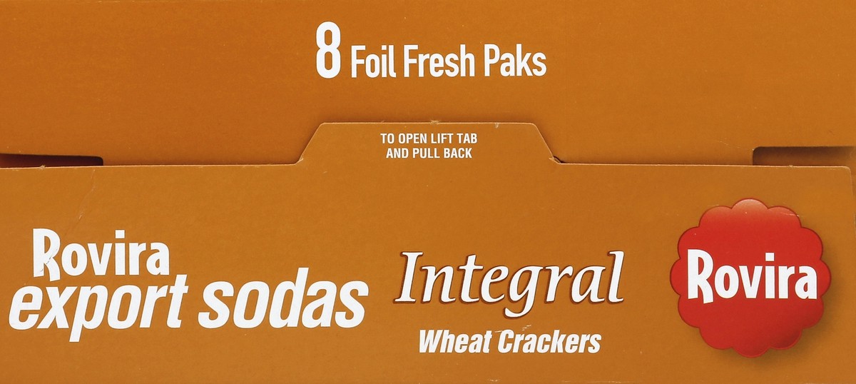 slide 4 of 5, Rovira Export Sodas Integral Wheat Crackers, 9 oz