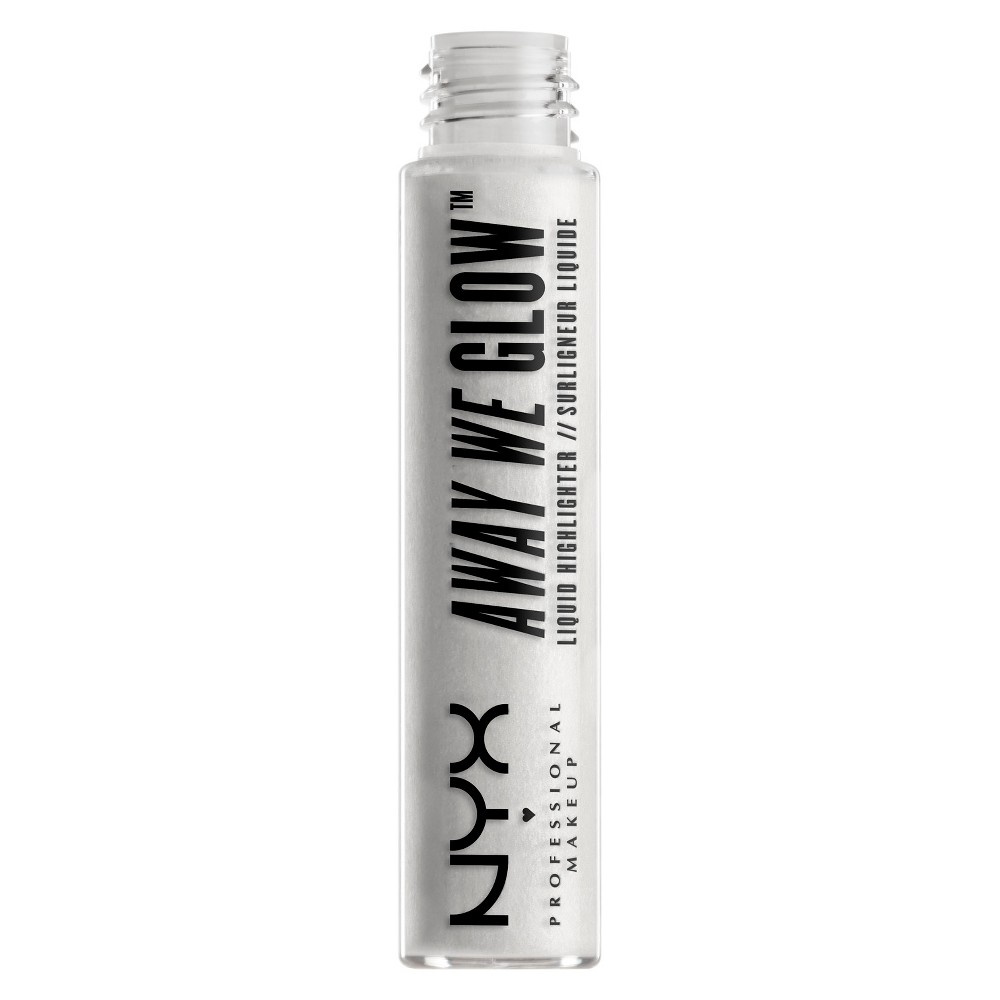 slide 2 of 4, NYX Professional Makeup Professional Makeup Away We Glow Liquid Highlighter Moon Glow, 0.21 fl oz