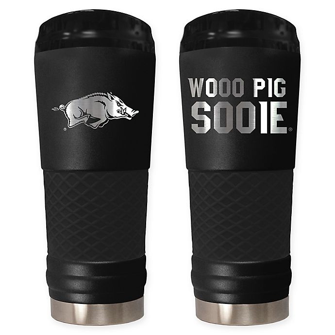 slide 1 of 1, NCAA University of Arkansas Powder Coated Stealth Draft Tumbler, 24 oz