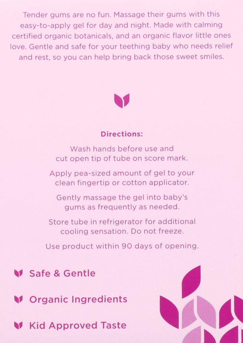 slide 12 of 12, Hyland's Naturals Baby Organic 2+ Months Daytime/Nighttime Cherry Flavor Soothing Gel Combo Pack 2 - 0.53 oz Tubes, 2 ct