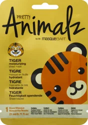 Masque Bar Pretty Animalz By Tiger Moisturizing Sheet Mask