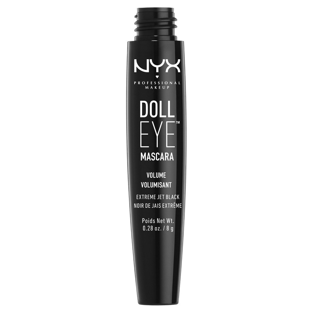 slide 2 of 3, NYX Professional Makeup Volume Doll Eye Waterproof Mascara - Black, 0.28 oz