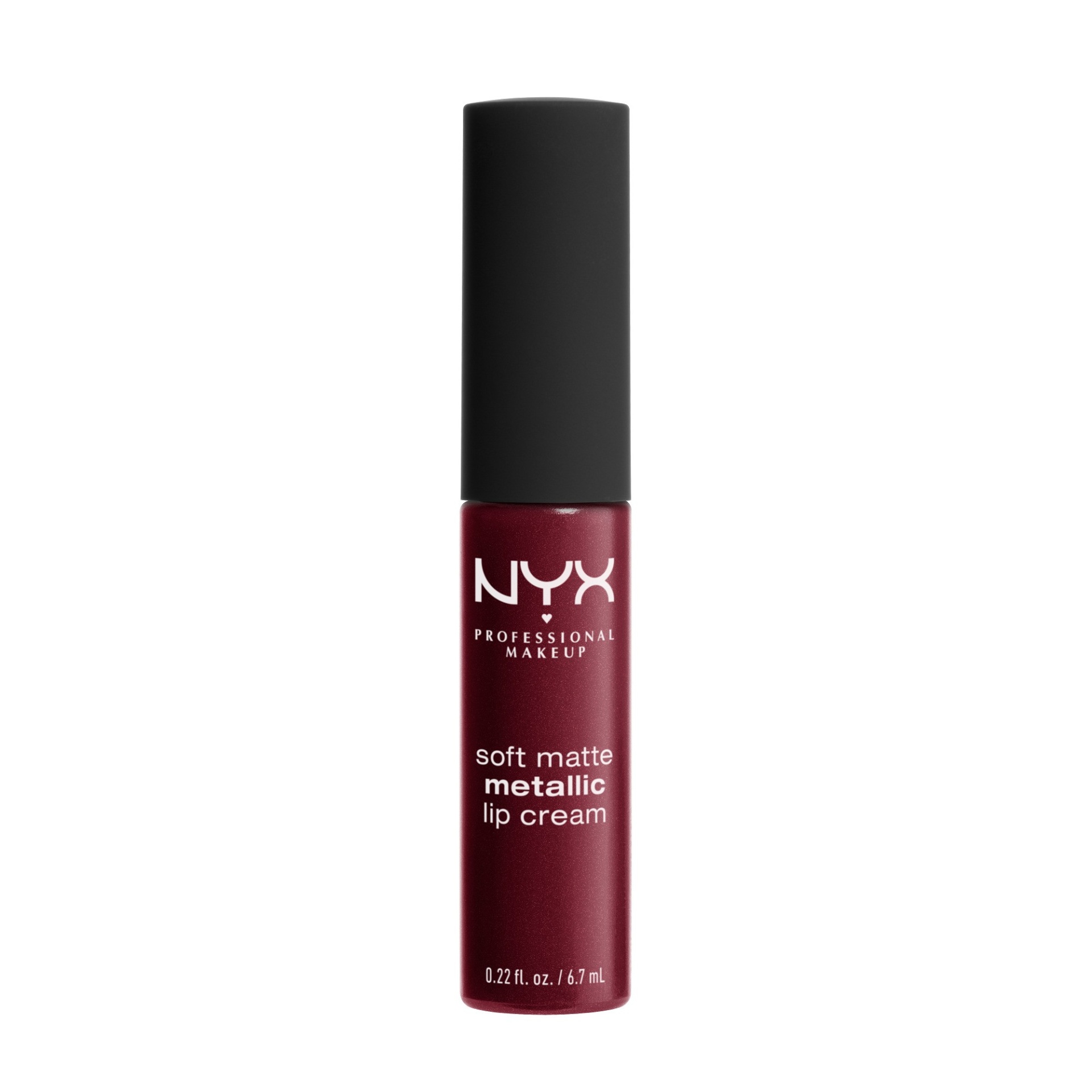 slide 1 of 4, NYX Professional Makeup Professional Makeup Soft Matte Metallic Lip Cream Copenhagen, 0.22 fl oz