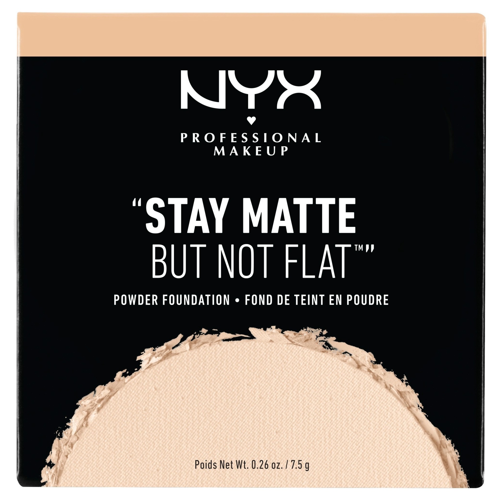 slide 1 of 3, NYX Professional Makeup Stay Matte But Not Flat Pressed Powder Foundation - Nude - 0.26oz, 0.26 oz