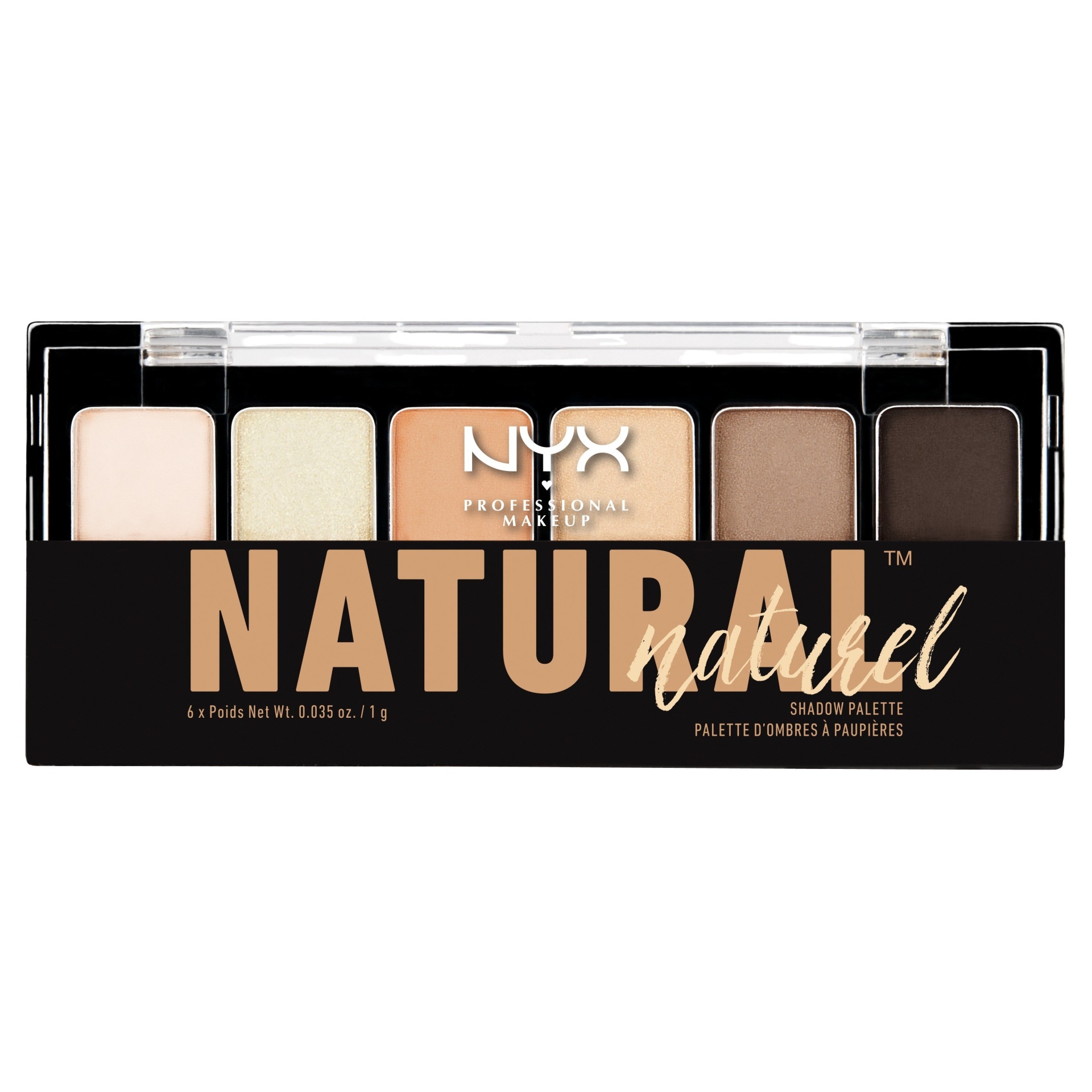 slide 1 of 2, NYX Professional Makeup Professional Makeup The Natural Shadow Palette, 1 ct