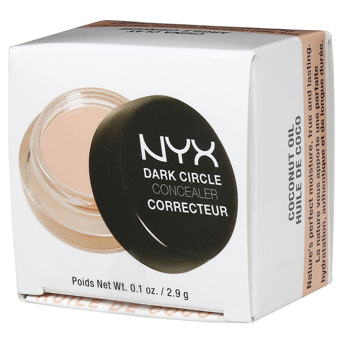 slide 2 of 9, NYX Professional Makeup Dark Circle Concealer Fair, 0.1 oz