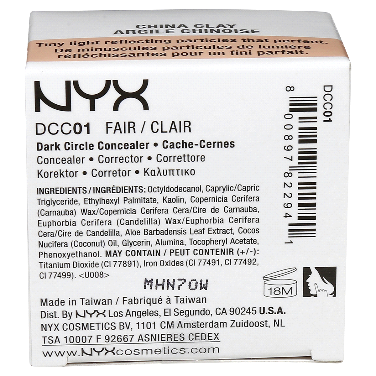 slide 6 of 9, NYX Professional Makeup Dark Circle Concealer Fair, 0.1 oz