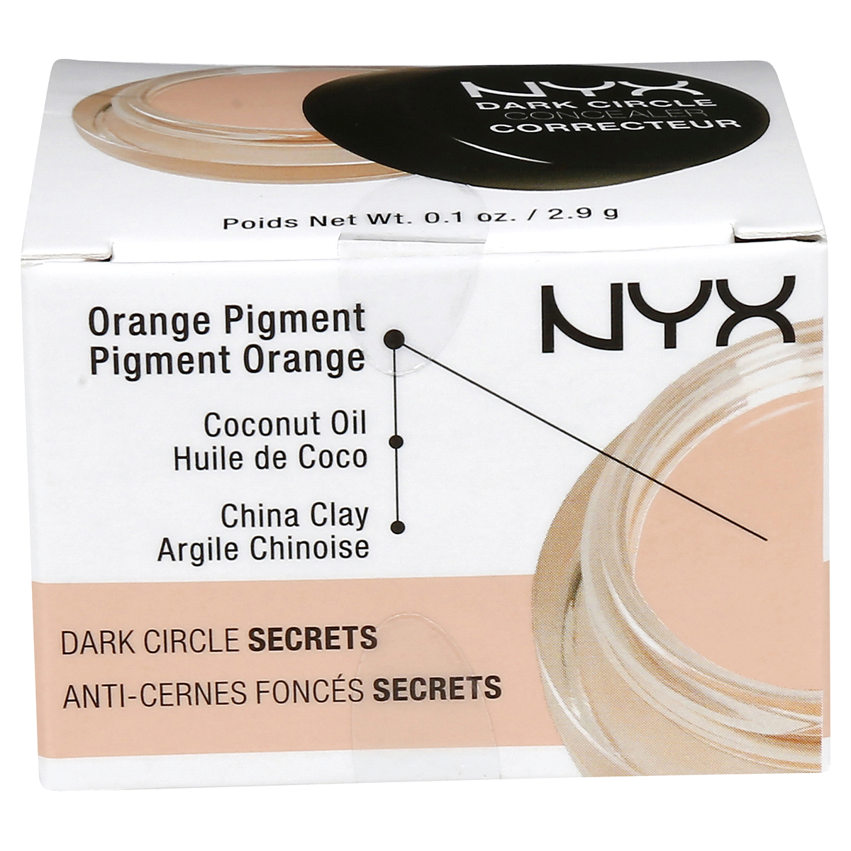 slide 8 of 9, NYX Professional Makeup Dark Circle Concealer Fair, 0.1 oz