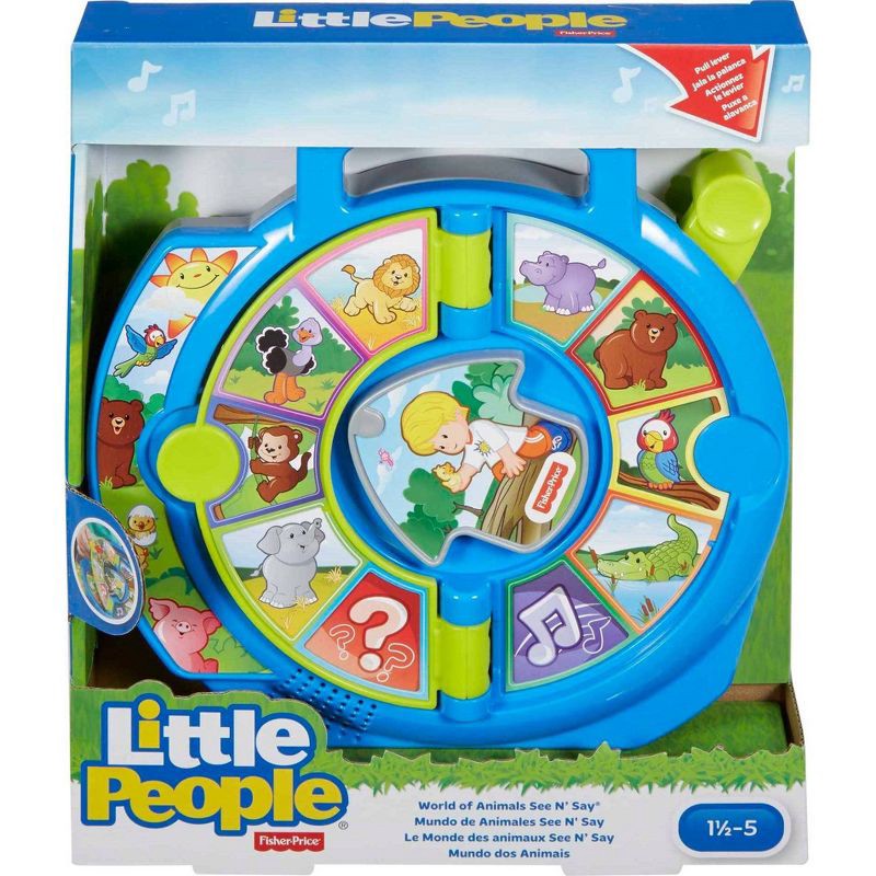 slide 5 of 6, Fisher-Price Little People World of Animals See 'n Say, 1 ct